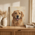 Medium custom pet portrait canvas